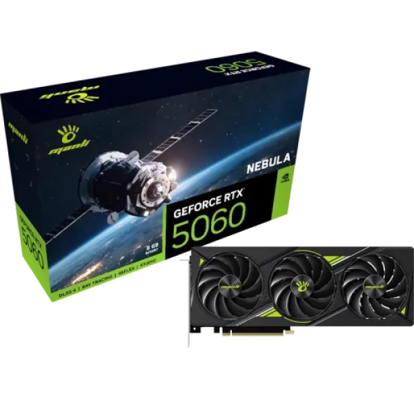 Manli Nebula GeForce RTX 5060 OC 8GB GDDR7 155W Graphics Card